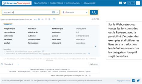 dictionnaire des synonymes réverso.